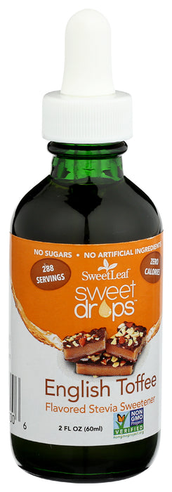 Stevia Liquid, English Toffee, 2 fl oz