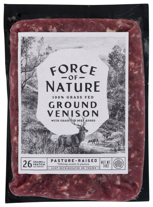 Grass Fed Ground Venison, 14 oz