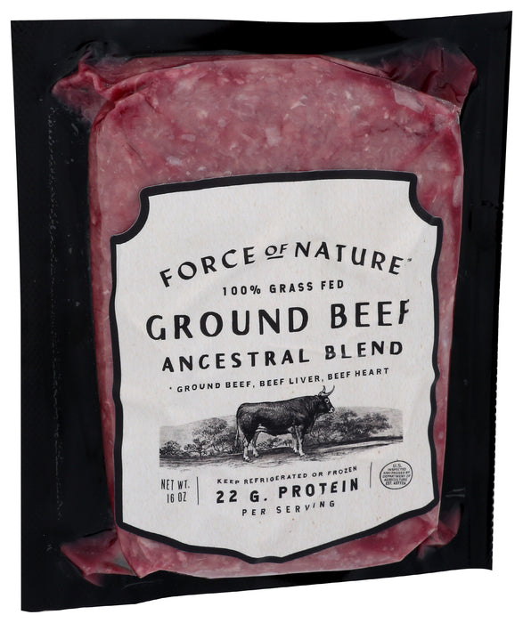 Grass Fed Ground Beef Ancestral Blend, 1 lb