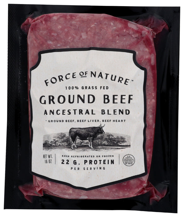 Grass Fed Ground Beef Ancestral Blend, 1 lb