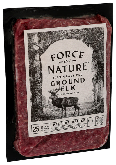 Grass Fed Ground Elk, 14 oz