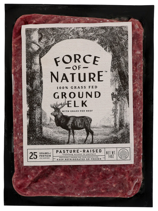 Grass Fed Ground Elk, 14 oz