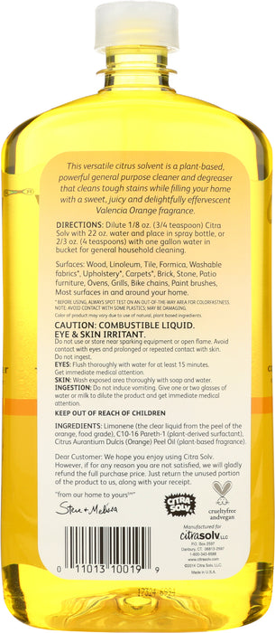 Concentrated Cleaner & Degreaser, Valencia Orange, 32 floz