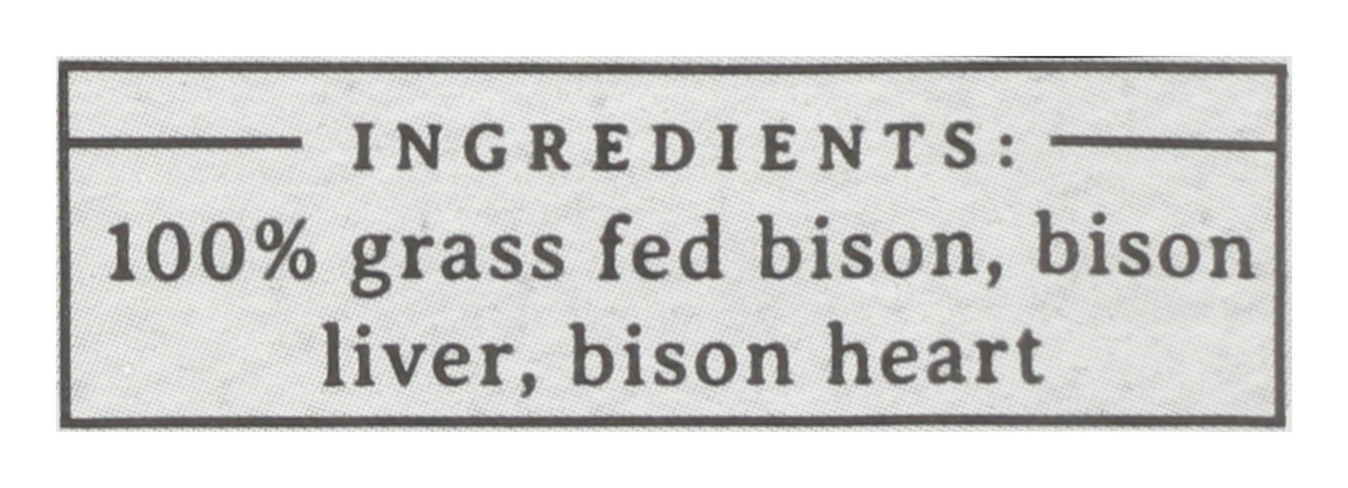 Grass Fed Ground Bison Ancestral Blend, 14 oz