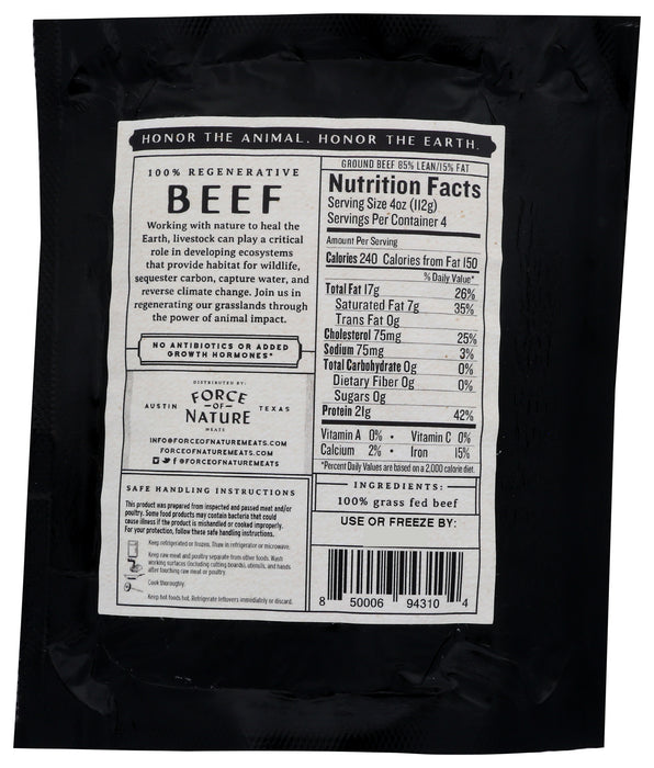 Grass Fed Ground Beef, 1 lb