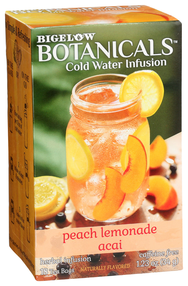 Peach Lemonade Acai Tea, Cold Infusion, 18 tbag