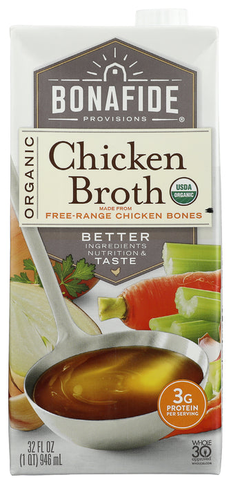 Chicken Broth, Org, 32 fl oz