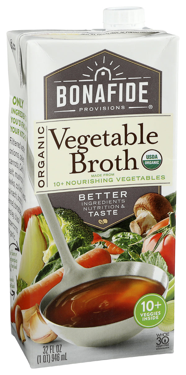 Vegetable Broth, Org, 32 fl oz