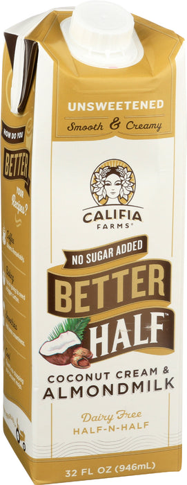 Better Half Non-Dairy Creamer, Unsweetened, 32 fl oz