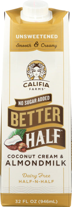 Better Half Non-Dairy Creamer, Unsweetened, 32 fl oz