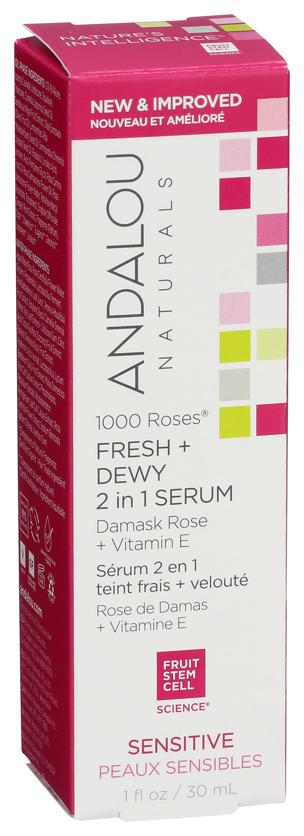 1000 Roses Fresh + Dewy 2 in 1 Serum, 1 floz