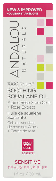 1000 Roses Soothing Squalane Oil, 1 floz