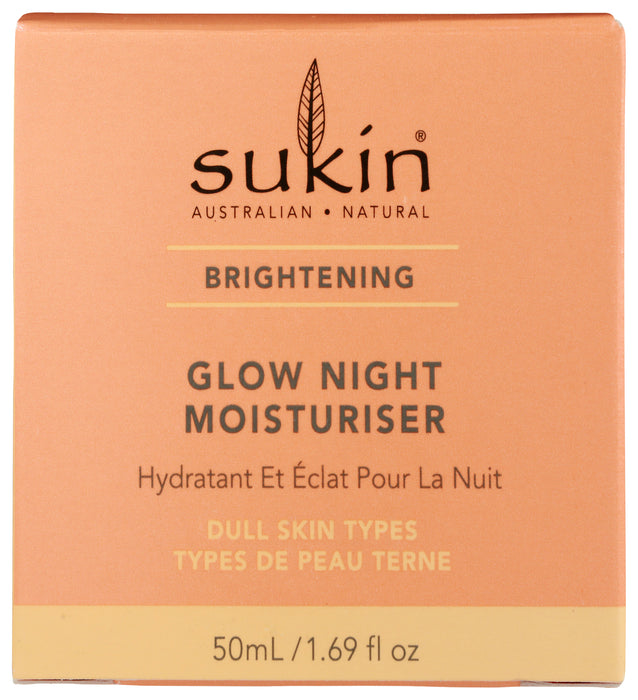 Brightening, Glow Night Moisturiser, 1.69 floz