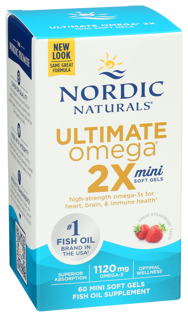 Ultimate Omega 2X Mini, 1120mg, 60 sgel