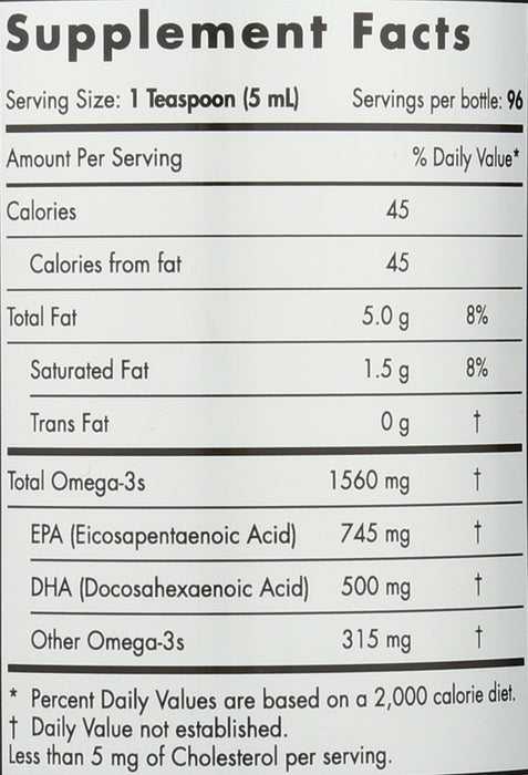 Omega 3, Liquid 1560mg, 16 floz