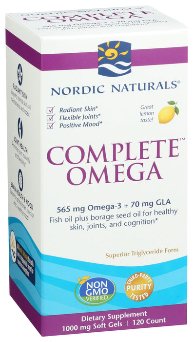 Complete Omega, 565mg 3s + 70mg 6s, 120 sgel