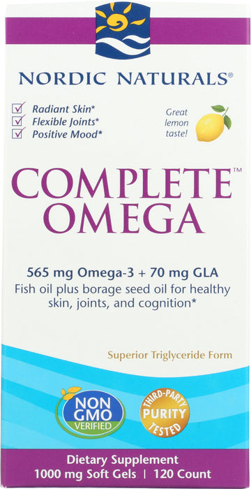 Complete Omega, 565mg 3s + 70mg 6s, 120 sgel