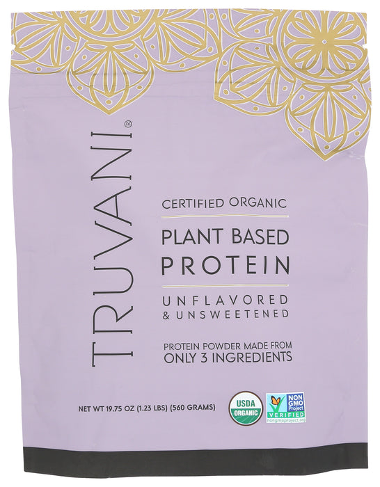 Plant Based Protein, Unflavored, Org, 20 Serv/19.75 oz