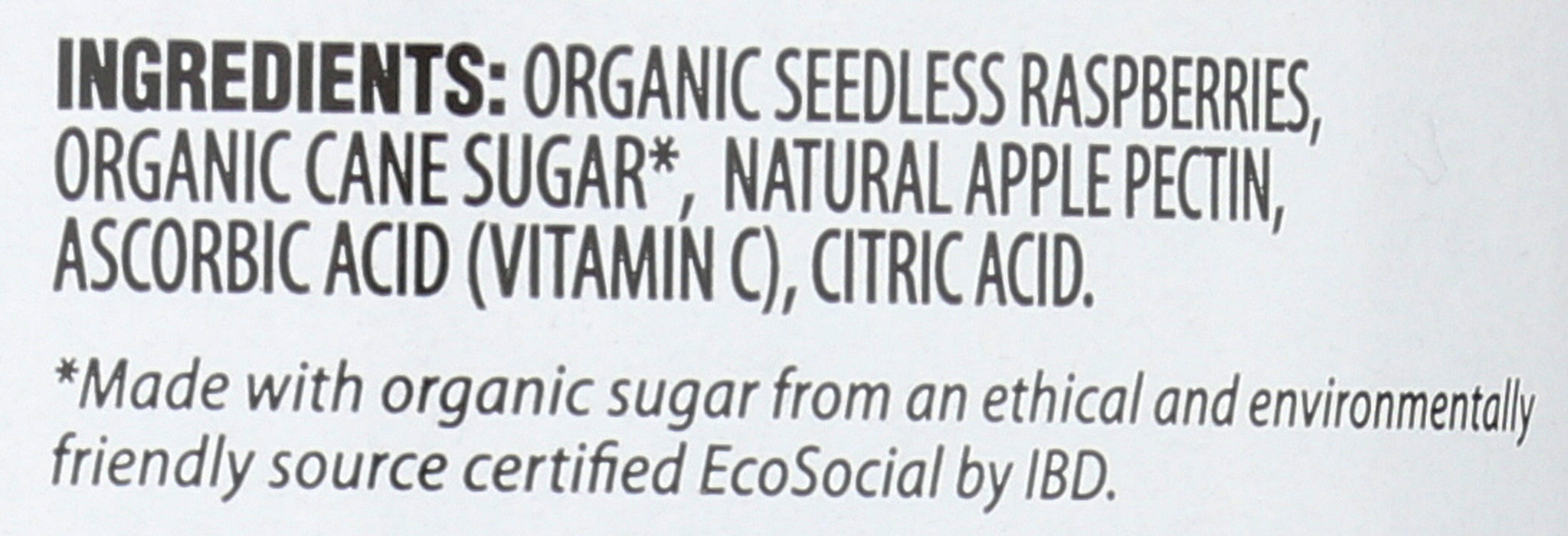 Seedless Raspberry Premium Spread, Org, 16.5 oz