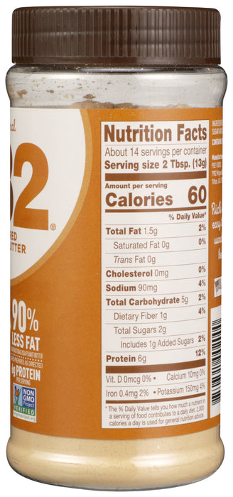 Powdered Peanut Butter, GF Vegan, 6.5 oz