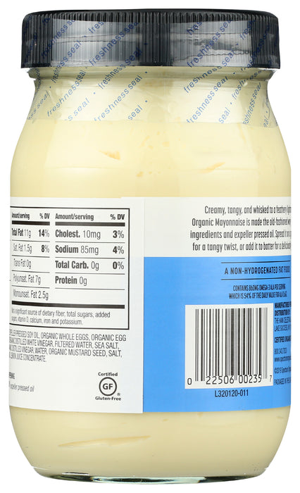 Mayonnaise, Org, 16 fl oz