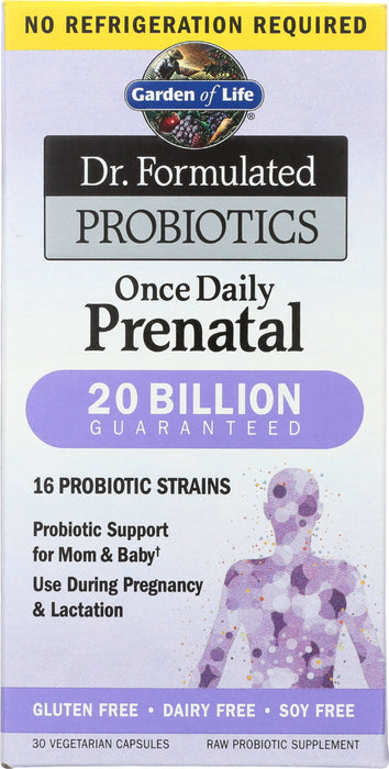 Dr. Formulated Probiotics, Once Daily, Prenatal SS, 30 cap