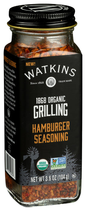 Hamburger Grilling Seasoning, Org, 3.6 oz