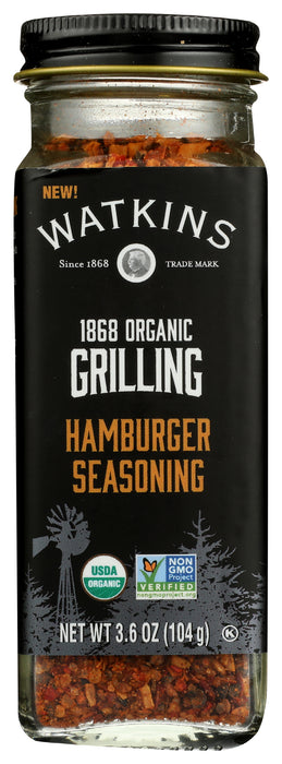 Hamburger Grilling Seasoning, Org, 3.6 oz