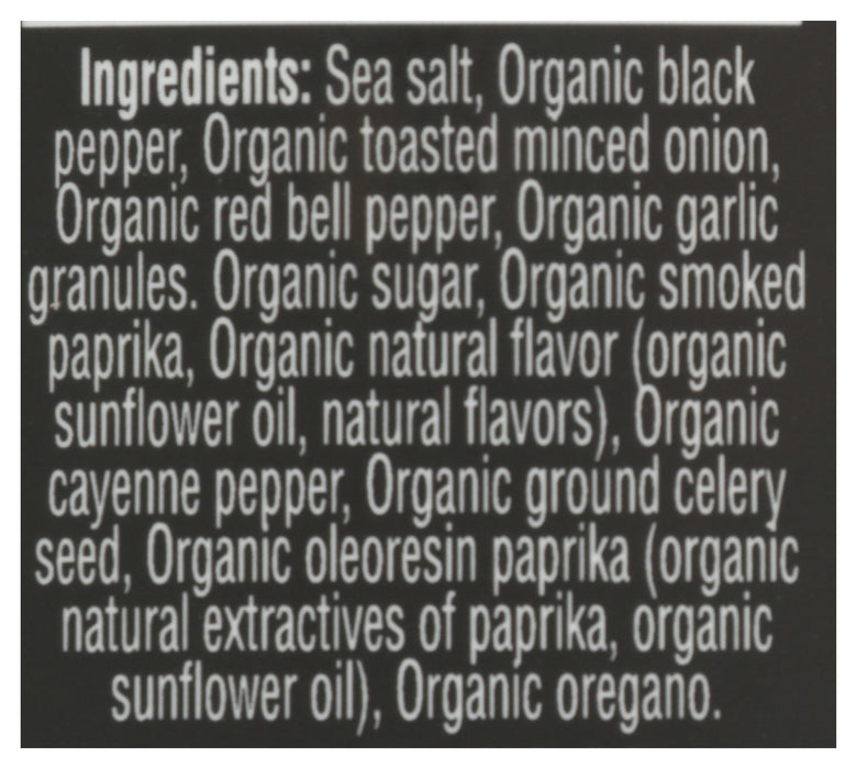 Hamburger Grilling Seasoning, Org, 3.6 oz