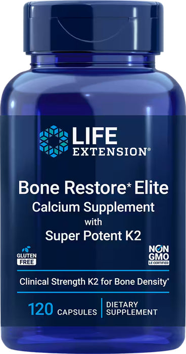 Bone Restore Elite with K2, 120 cap