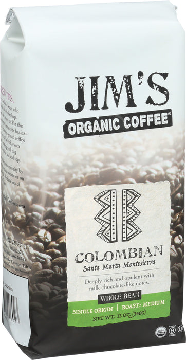 Columbian Coffee Beans, Org, 12 oz