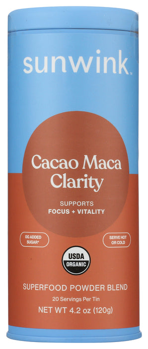 Cacao Clarity Superfood Powder Mix, Org, 4.2 oz