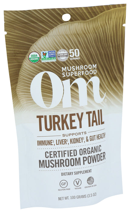 Turkey Tail Mushroom Powder, Org, 3.5 oz