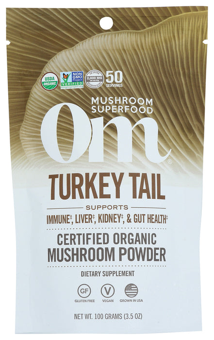 Turkey Tail Mushroom Powder, Org, 3.5 oz