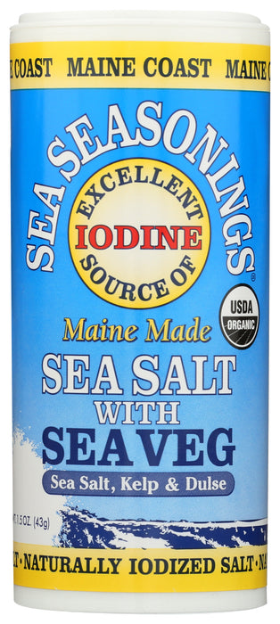 Seasoning with Sea Salt w/ Sea Veg, Org, 1.5 oz