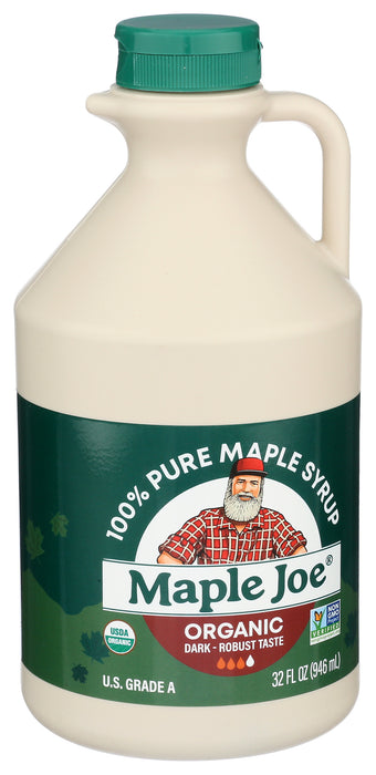 Maple Syrup Grade A Dark, Org, 32 floz