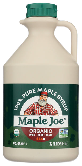 Maple Syrup Grade A Dark, Org, 32 floz