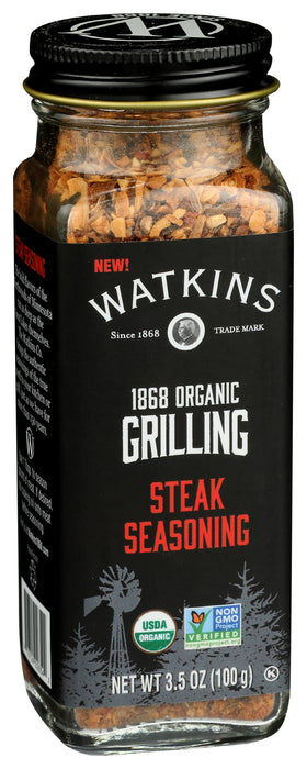 Steak Grilling Seasoning, Org, 3.5 oz