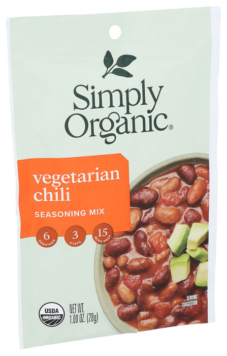 Vegetarian Chili Seasoning, Org, 1 oz