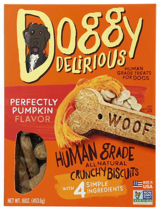 Dog Biscuits,  Pumpkin, 16 oz