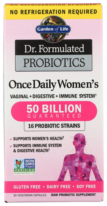 Dr. Formulated Probiotics, Once Daily, Women SS, 30 cap