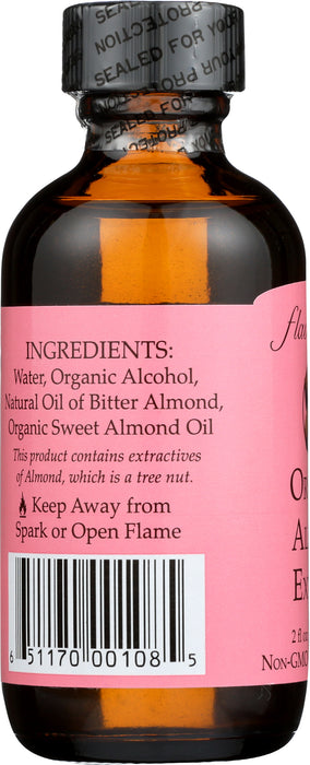 Almond Extract, Org, 2 floz