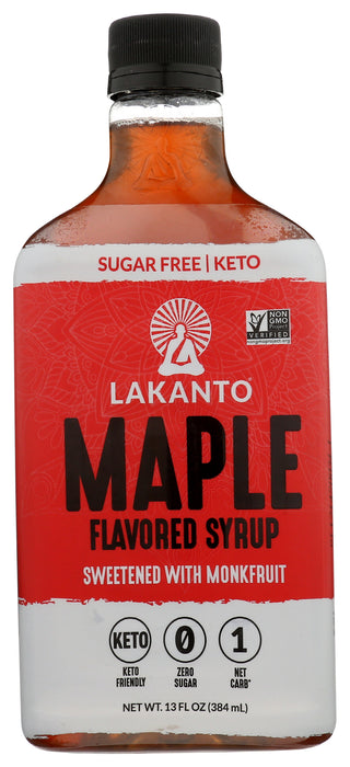 Maple Flavored Syrup, Monkfruit, 13 floz