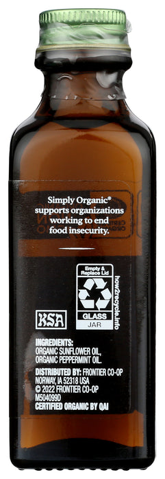 Peppermint Flavor, Non-Alcoholic, Org, 2 fl oz