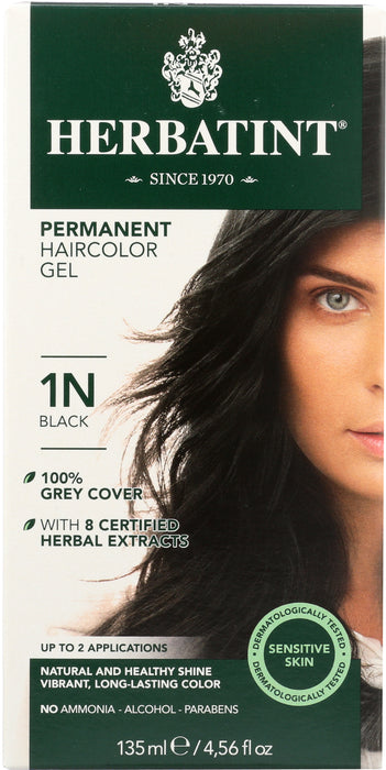 Permanent Hair Color Gel 1N Black, 4.56 oz