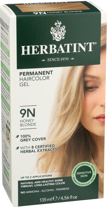 Permanent Hair Color Gel 9N Honey Blonde, 4.56 oz