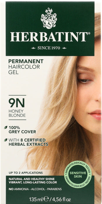 Permanent Hair Color Gel 9N Honey Blonde, 4.56 oz