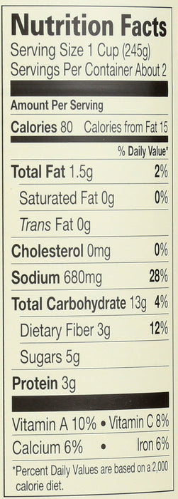 Chunky Vegetable Soup, LF Org, 14.3 oz