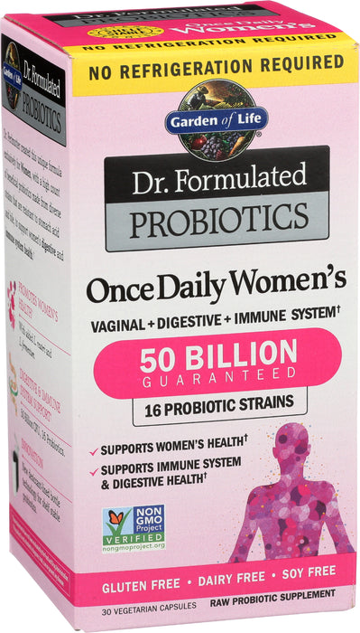 Dr. Formulated Probiotics, Once Daily, Women SS, 30 cap