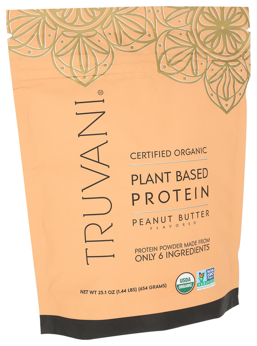 Plant Based Protein, Peanut Butter, Org, 20 Serv/23.1 oz